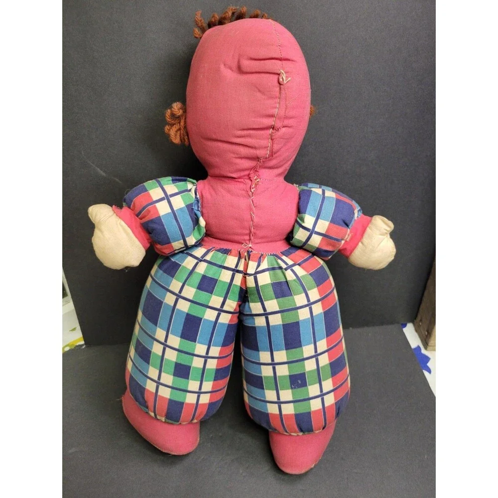 Vintage Gund Composite Face Stuffed Doll
